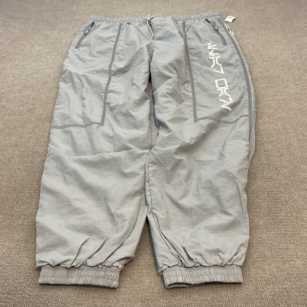 Disney Star Wars Jogger Pants Mens 2XL Gray Baggy Reflective NWT